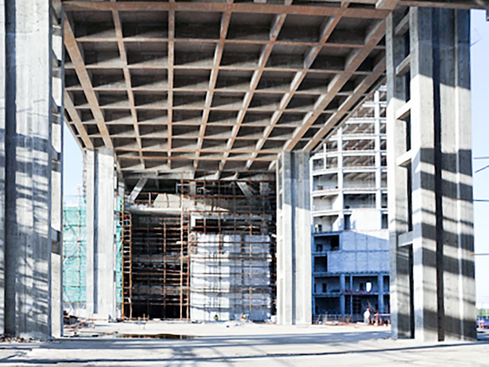 超高大空間模板施工技術